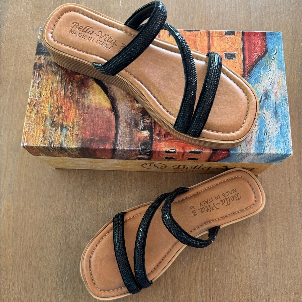 Women’s Bella Vita Sparkle Sandals - Picture 3 of 5